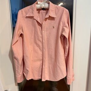 Ralph Lauren Peach Button-Up Shirt